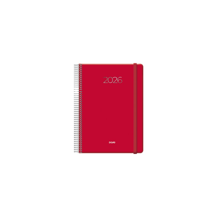 30804-AGENDA 2026 DENVER ESPIRAL DIA PAGINA 15 X 21 CM. COLOR ROJO DOHE 12719 - 26 30804-AGENDA 2026 DENVER ESPIRAL DIA PAGINA 15 X 21 CM. COLOR ROJO DOHE 12719 - 26