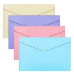 30812-SOBRE BROCHE POLIPROPILENO OPACO A4 MATT PASTEL COLORES SURTIDOS ERICH KRAUSE 50322