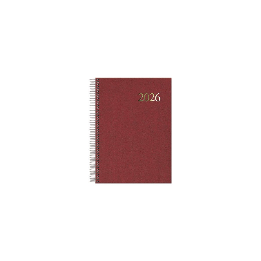 30816-AGENDA 2026 SEGOVIA ESPIRAL DIA PAGINA 14 X 20 CM. COLOR BURDEOS DOHE 12734 - 26 30816-AGENDA 2026 SEGOVIA ESPIRAL DIA PAGINA 14 X 20 CM. COLOR BURDEOS DOHE 12734 - 26