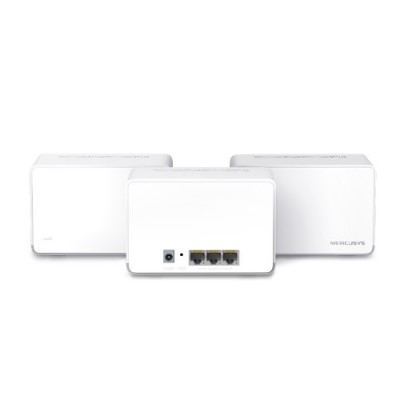 Mercusys HALO H70X 2 PACK sistema Wi Fi Mesh Wi Fi en malla Doble banda 24 GHz 5 GHz Wi Fi 6 80211ax Blanco 3 Interno