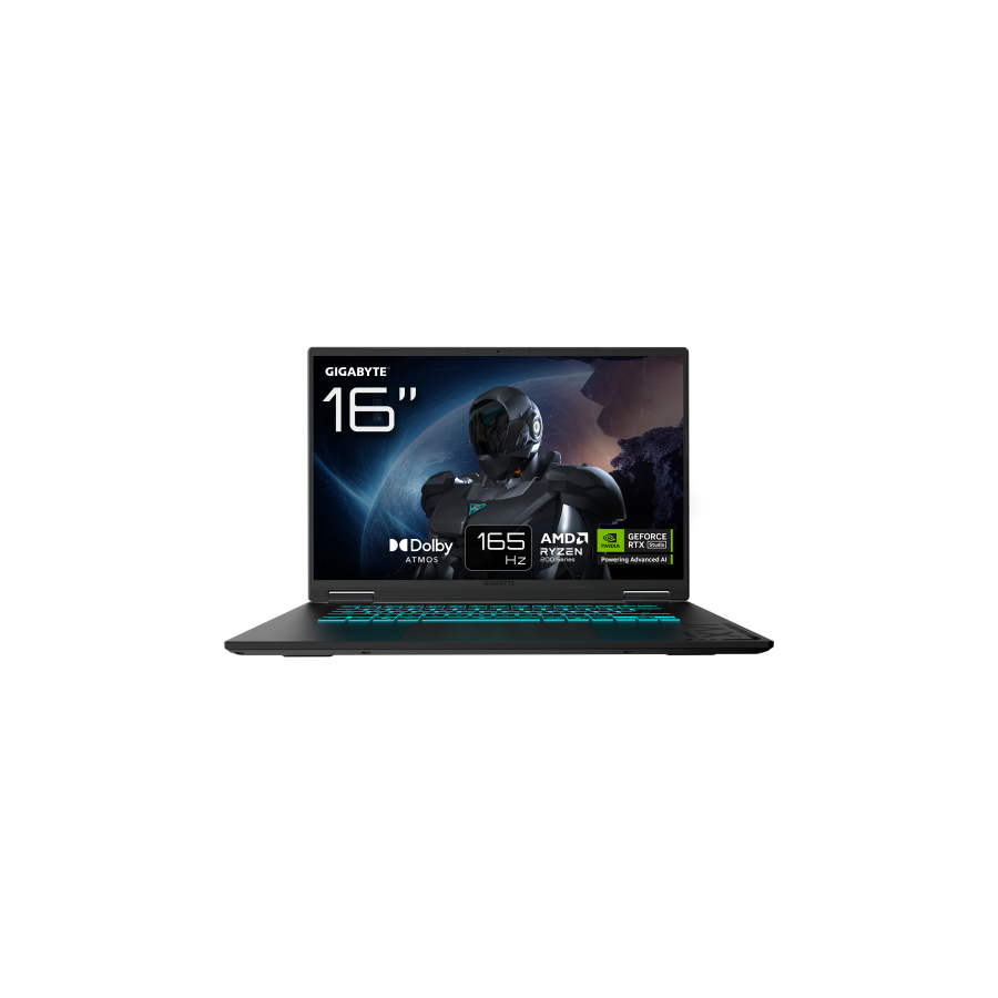 30910-GIGABYTE GAMING A16 Portatil - 16", 165Hz WUXGA, Ryzen 7 260, RTX 5060, 32GB DDR5 5200MHz, SSD Gen4 de 1TB, DOS, G 30910-GIGABYTE GAMING A16 Portatil - 16", 165Hz WUXGA, Ryzen 7 260, RTX 5060, 32GB DDR5 5200MHz, SSD Gen4 de 1TB, DOS, G