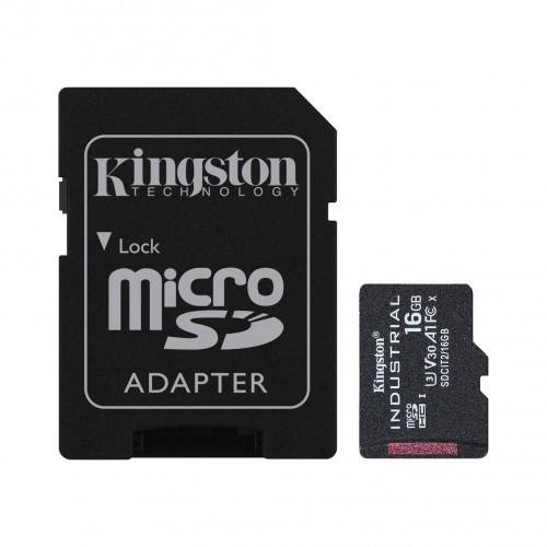 30916-Kingston Technology Industrial memoria flash 16 GB MicroSDHC UHS-I Clase 10