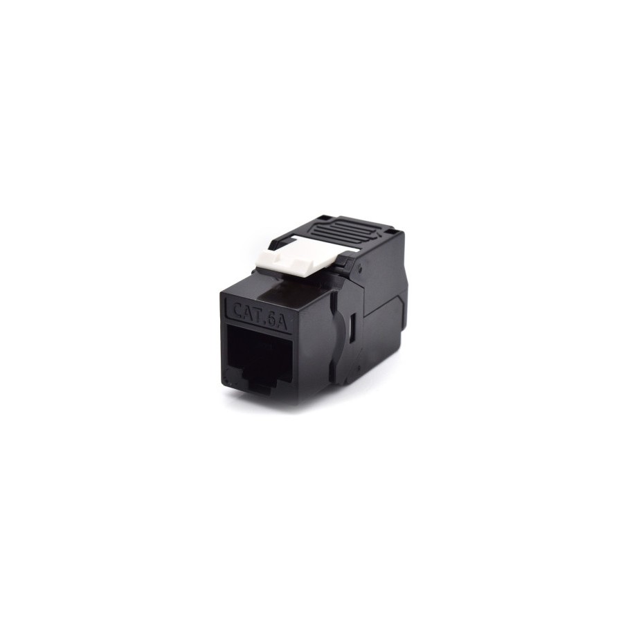 31205-WP WPC-KEY-6AUP-TL/BL conector RJ45 Negro, Blanco.