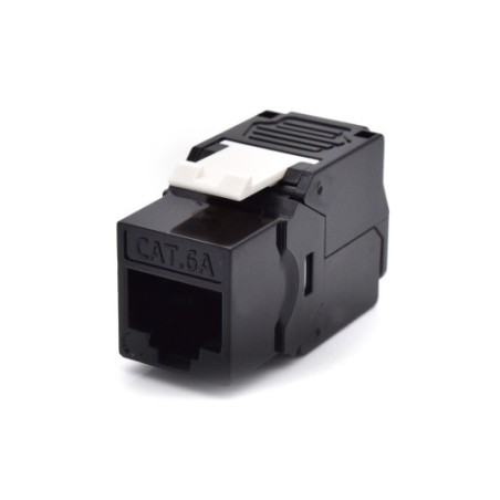 31205-WP WPC-KEY-6AUP-TL/BL conector RJ45 Negro, Blanco.
