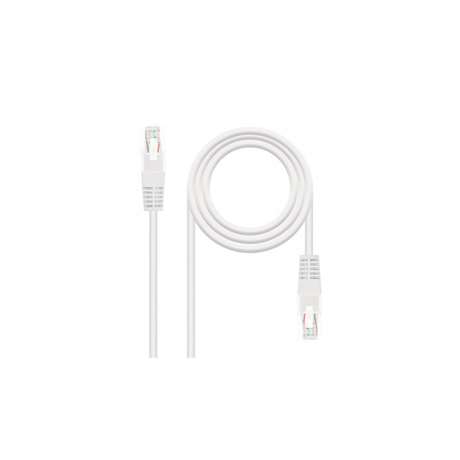 31221-Nanocable CABLE RED LATIGUILLO RJ45 CAT.6 UTP AWG24, BLANCO, 1.0 M 31221-Nanocable CABLE RED LATIGUILLO RJ45 CAT.6 UTP AWG24, BLANCO, 1.0 M