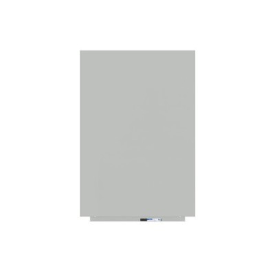 PIZARRA SIN MARCO SKINWHITEBOARD COLOR GRIS LUMINOSO ESCALA DE GRISES MEDIDA 75X115CM MAGNeTICA MODULAR ROCADA 6420R 7035