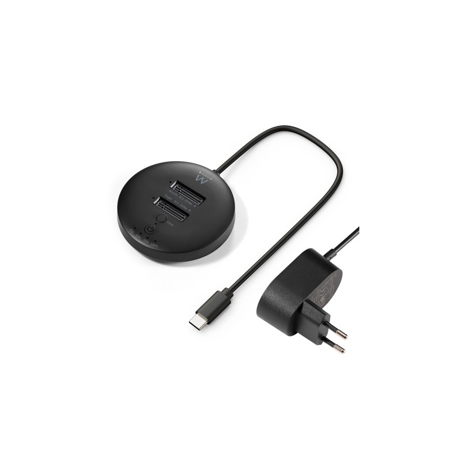 31257-Ewent EW7078 base de conexion para disco duro USB 3.2 Gen 1 (3.1 Gen 1) Type-C Negro 31257-Ewent EW7078 base de conexion para disco duro USB 3.2 Gen 1 (3.1 Gen 1) Type-C Negro