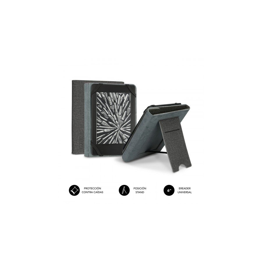 31281-SUBBLIM FUNDA EBOOK CLEVER STAND 6´´ GREY 31281-SUBBLIM FUNDA EBOOK CLEVER STAND 6´´ GREY