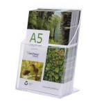 31285-PORTAFOLLETOS SOBREMESA PREMIUM A5 VERTICAL 95x160x210MM ARCHIVO 2000 6142CSTP