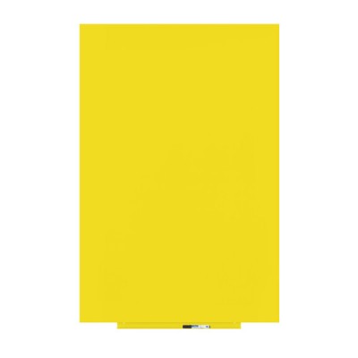 PIZARRA SIN MARCO SKINWHITEBOARD COLOR AMARILLO TRaFICO ESCALA DE AMARILLOS MEDIDA 100X150CM MAGNeTICA MODULAR ROCADA 6421R 102