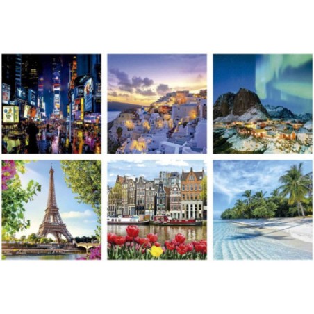 31290-PUZZLE CUBO 3D VIAJES EDUCA BORRAS 20124