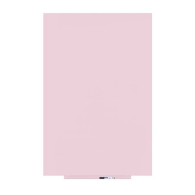 PIZARRA SIN MARCO SKINWHITEBOARD COLOR ROSA MEDIDA 100X150CM MAGNeTICA MODULAR ROCADA 6421R 490