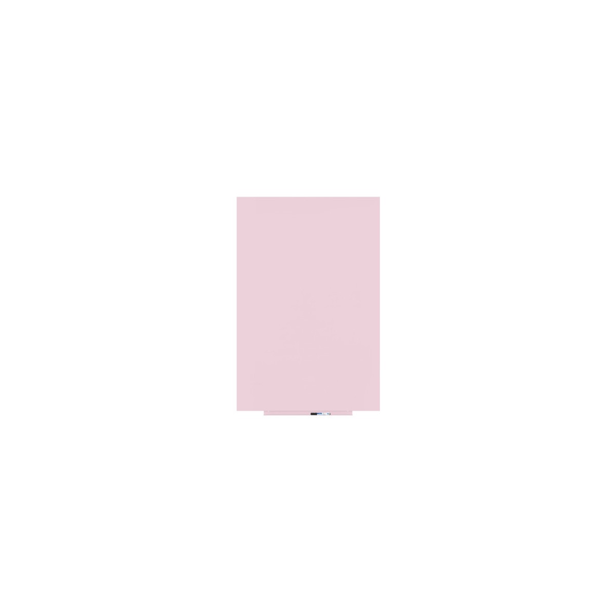 PIZARRA SIN MARCO SKINWHITEBOARD COLOR ROSA MEDIDA 100X150CM MAGNeTICA MODULAR ROCADA 6421R 490