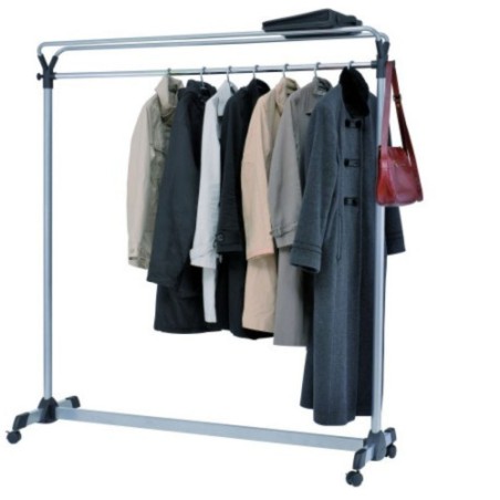 31367-PERCHERO ALBA DE GRAN CAPACIDAD CON RUEDAS 540X1530X1715 MM GRIS ARCHIVO 2000 ALPMGROUP3 GS