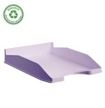 31385-BANDEJA APILABLE ECOGREEN 100% RECICLADO Y RECICLABLE MALVA PASTEL 345X255X60 MM ARCHIVO 2000 742 ML PS