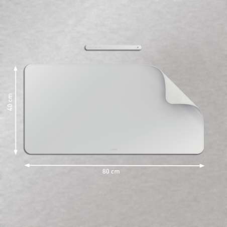 31911-ALFOMBRILLA DE SOBREMESA 80 X 40 CM, GRIS CLARO LEITZ 53820085