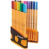 3197-CAJA 20 ROTULADORES POINT 88 COLORPARADE PUNTA 1 MM ANTRACITA/NARANJA STABILO 8820-03-05