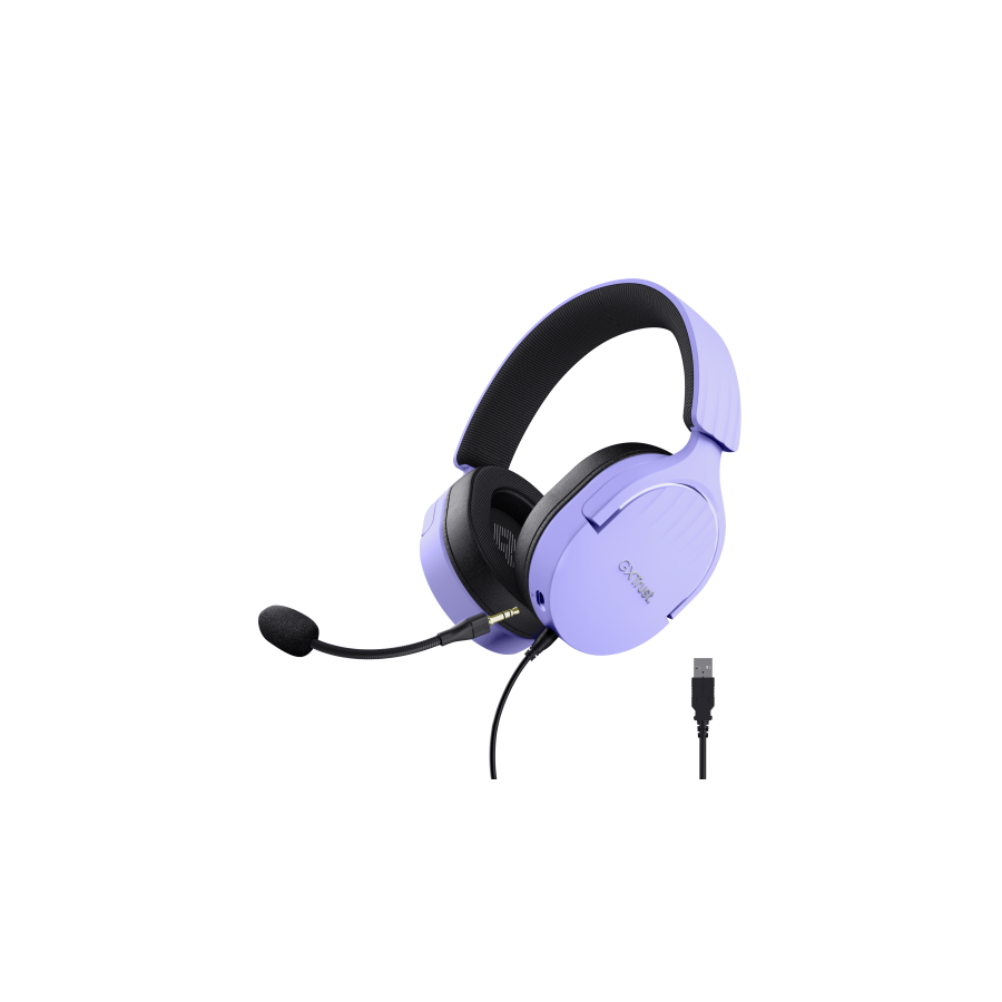 31997-Trust GXT 490P FAYZO Auriculares Alambrico Diadema Juego USB tipo A Negro, Purpura 31997-Trust GXT 490P FAYZO Auriculares Alambrico Diadema Juego USB tipo A Negro, Purpura
