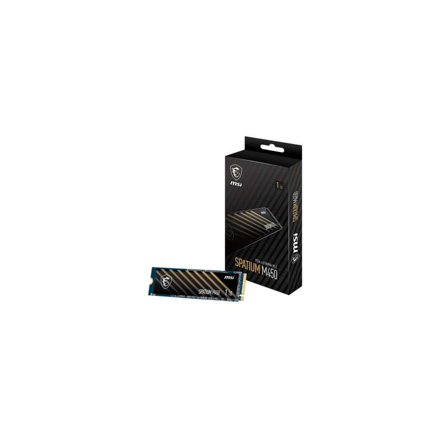 32001-MSI SPATIUM M450 PCIe 4.0 NVMe M.2 1TB PCI Express 4.0 3D NAND 32001-MSI SPATIUM M450 PCIe 4.0 NVMe M.2 1TB PCI Express 4.0 3D NAND