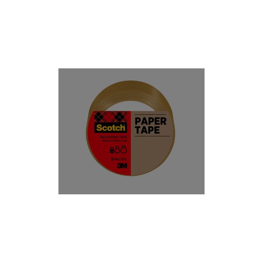 32040-ROLLO CINTA DE PAPEL 50MTSX50MM. COLOR MARRON SCOTCH 7100301 32040-ROLLO CINTA DE PAPEL 50MTSX50MM. COLOR MARRON SCOTCH 7100301