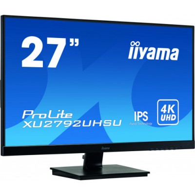 iiyama ProLite XU2792UHSU B1 LED display 686 cm 27 3840 x 2160 Pixeles 4K Ultra HD Negro