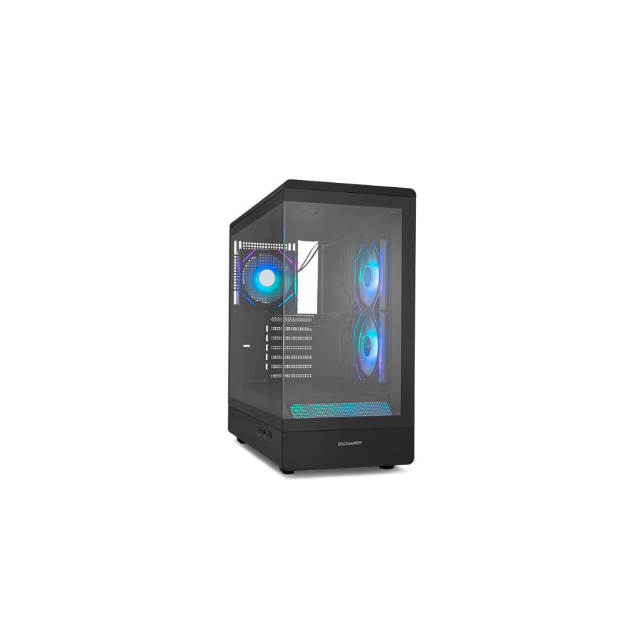 32281-NOX Hummer NXHUMMERSIGNALBK carcasa de ordenador Midi Tower Negro