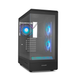 32281-NOX Hummer NXHUMMERSIGNALBK carcasa de ordenador Midi Tower Negro