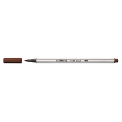 3230-ROTULADOR PUNTA FIBRA PINCEL PEN 68 BRUSH MARRON STABILO 568/45