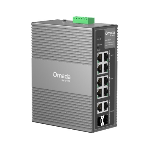 32345-TP-Link Omada IES210GPP switch Gestionado Gigabit Ethernet (10/100/1000) Energia sobre Ethernet (PoE) DIN rail Gri