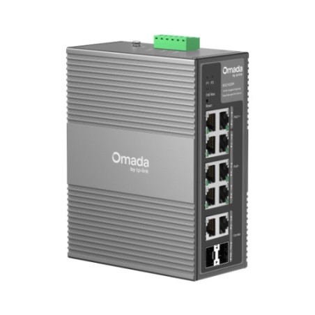 32345-TP-Link Omada IES210GPP switch Gestionado Gigabit Ethernet (10/100/1000) Energia sobre Ethernet (PoE) DIN rail Gri