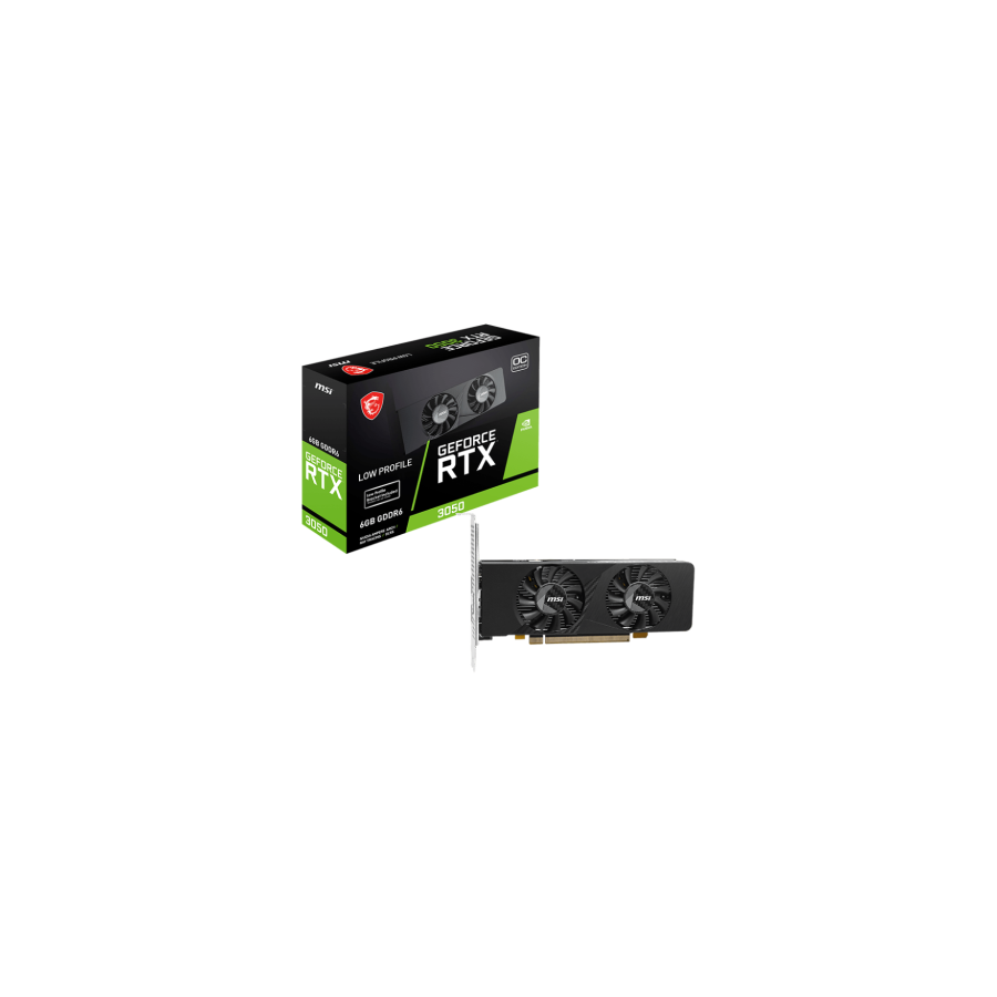 32376-MSI GEFORCE RTX 3050 LP E 6G OC tarjeta grafica NVIDIA 6 GB GDDR6 32376-MSI GEFORCE RTX 3050 LP E 6G OC tarjeta grafica NVIDIA 6 GB GDDR6