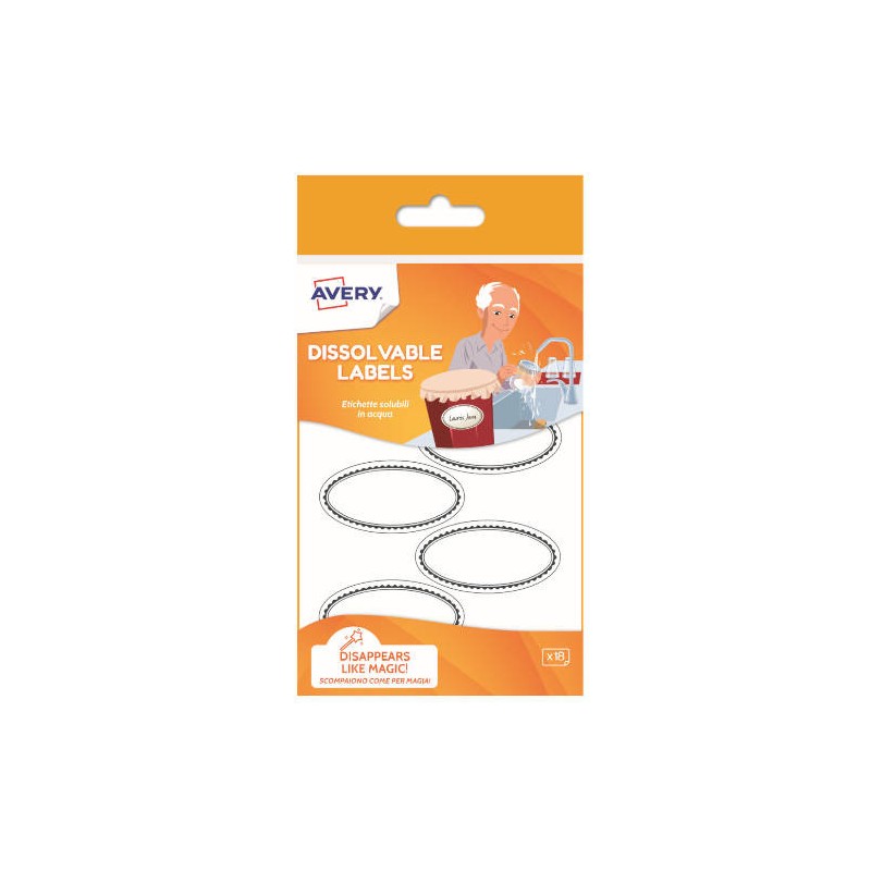 3239-PAQUETE 18 ETIQUETAS DISOLUBLES EN AGUA 55X92MM AVERY SOLUB18-UK 3239-PAQUETE 18 ETIQUETAS DISOLUBLES EN AGUA 55X92MM AVERY SOLUB18-UK