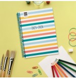 32425-AGENDA ESCOLAR 2025-2026 DIVA 4o 155X212 SEMANA VISTA HORIZONTAL COLORS+ FINOCAM 536140526