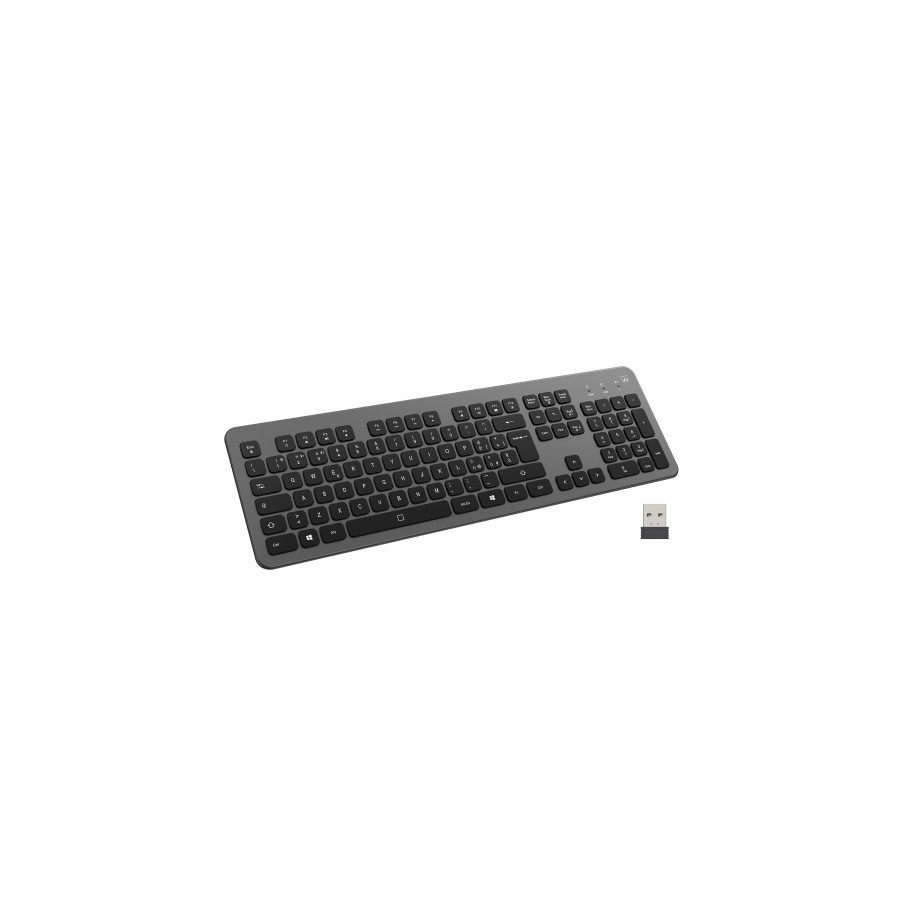32429-EWENT TECLADO SLIM MULTICONEXION BT Y WIFI, RETROILUMINADO 32429-EWENT TECLADO SLIM MULTICONEXION BT Y WIFI, RETROILUMINADO