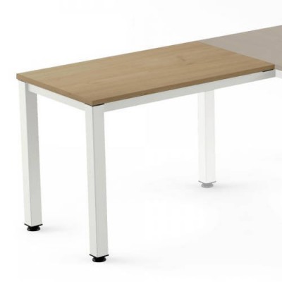 ALA PARA MESA SERIE EXECUTIVE 100X60 BLANCO ROBLE ROCADA 2107AM08