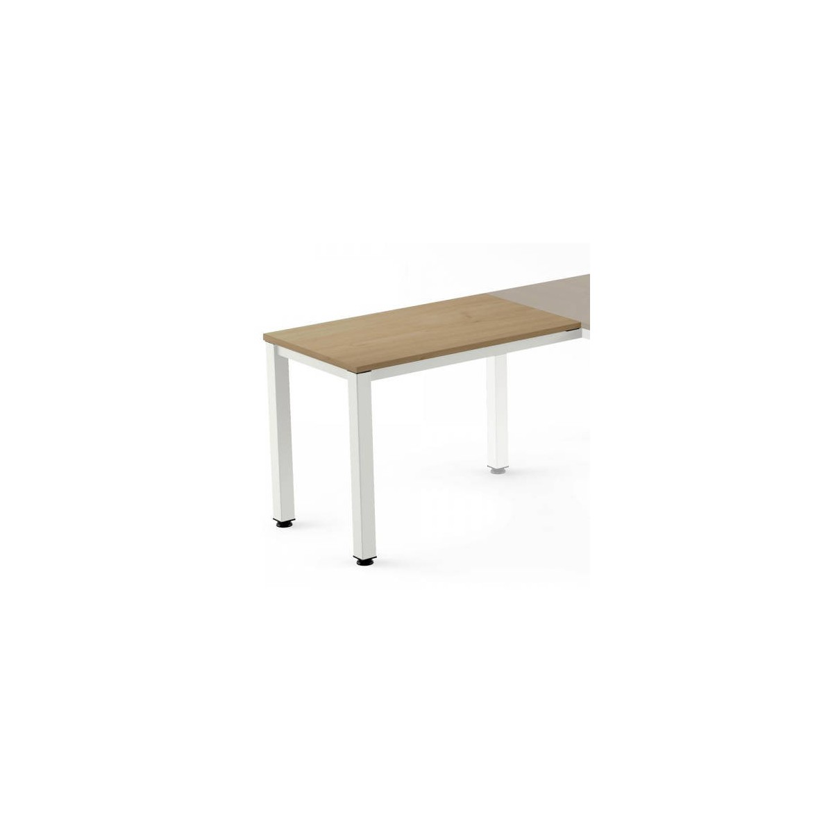 ALA PARA MESA SERIE EXECUTIVE 100X60 BLANCO ROBLE ROCADA 2107AM08