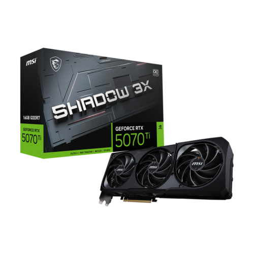 32541-MSI GeForce RTX 5070 Ti 16G SHADOW 3X OC NVIDIA 16 GB GDDR7