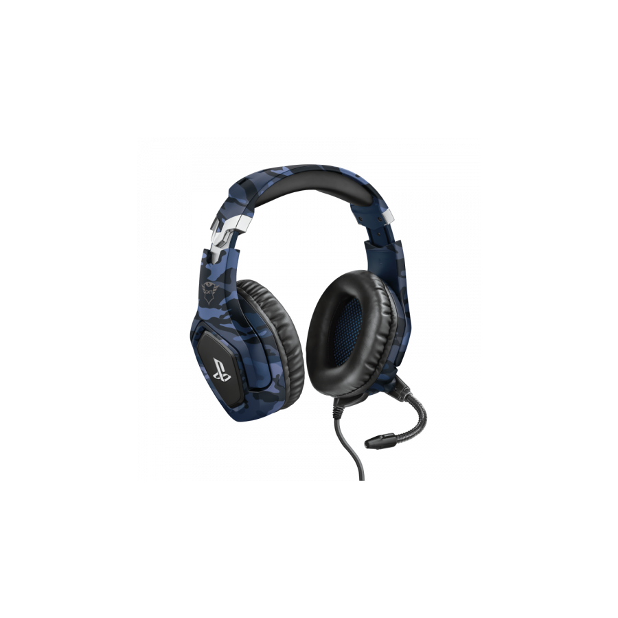 32591-Trust GXT 488 Forze PS4 Auriculares Diadema Conector de 3,5 mm Negro, Azul