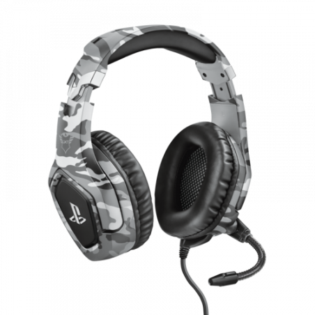 32593-Trust GXT 488 Forze PS4 Auriculares Diadema Conector de 3,5 mm Negro, Gris