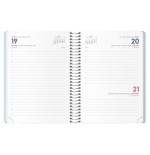 32595-AGENDA 2026 MEMPHIS ESPIRAL DIA PAGINA 15 X 21 CM. MODELO VERDE DOHE 12687 - 26