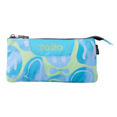 ESTUCHE 3 COMPARTIMENTOS TABLERO HAPPY FLOW TOTTO AC52ECO012 2416Z 2AU