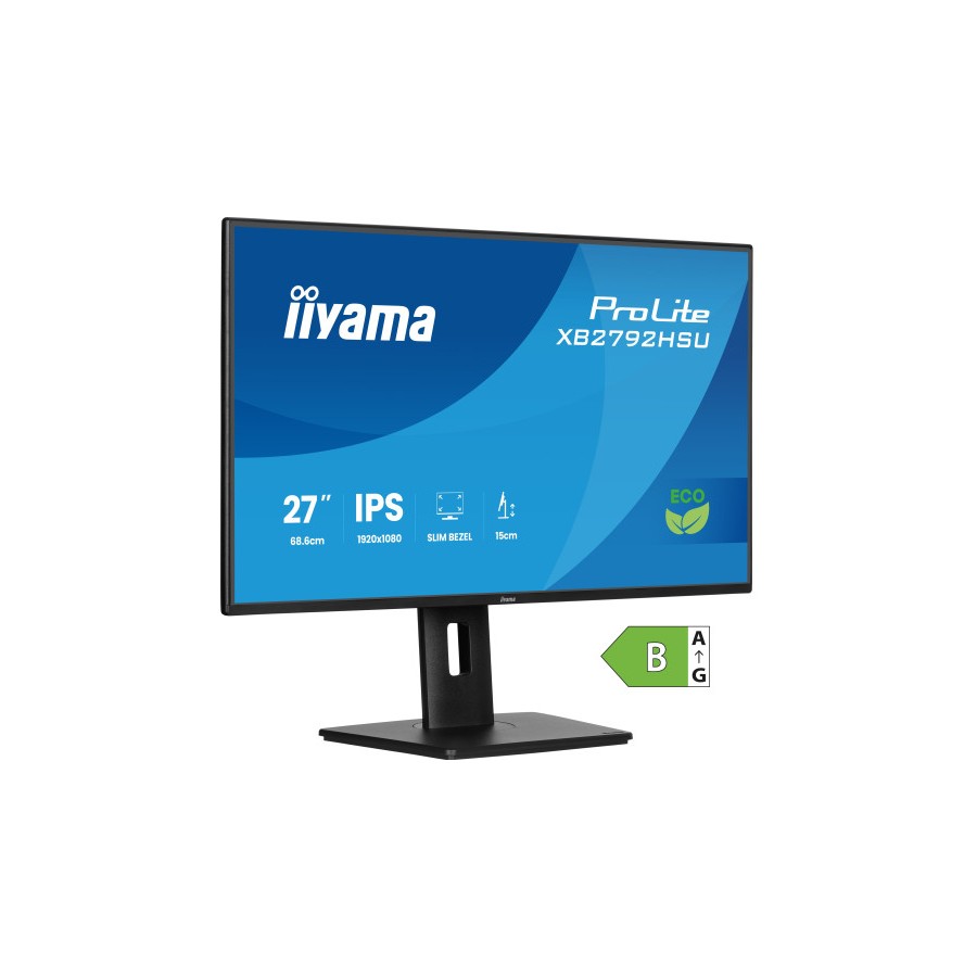 32667-MONITOR IIYAMA PROLITE XB2792HSU-B1, 68,6 CM (27"), 1080 X 1920 PIXELES, QUAD HD, LED, 3 MS, NEGRO
