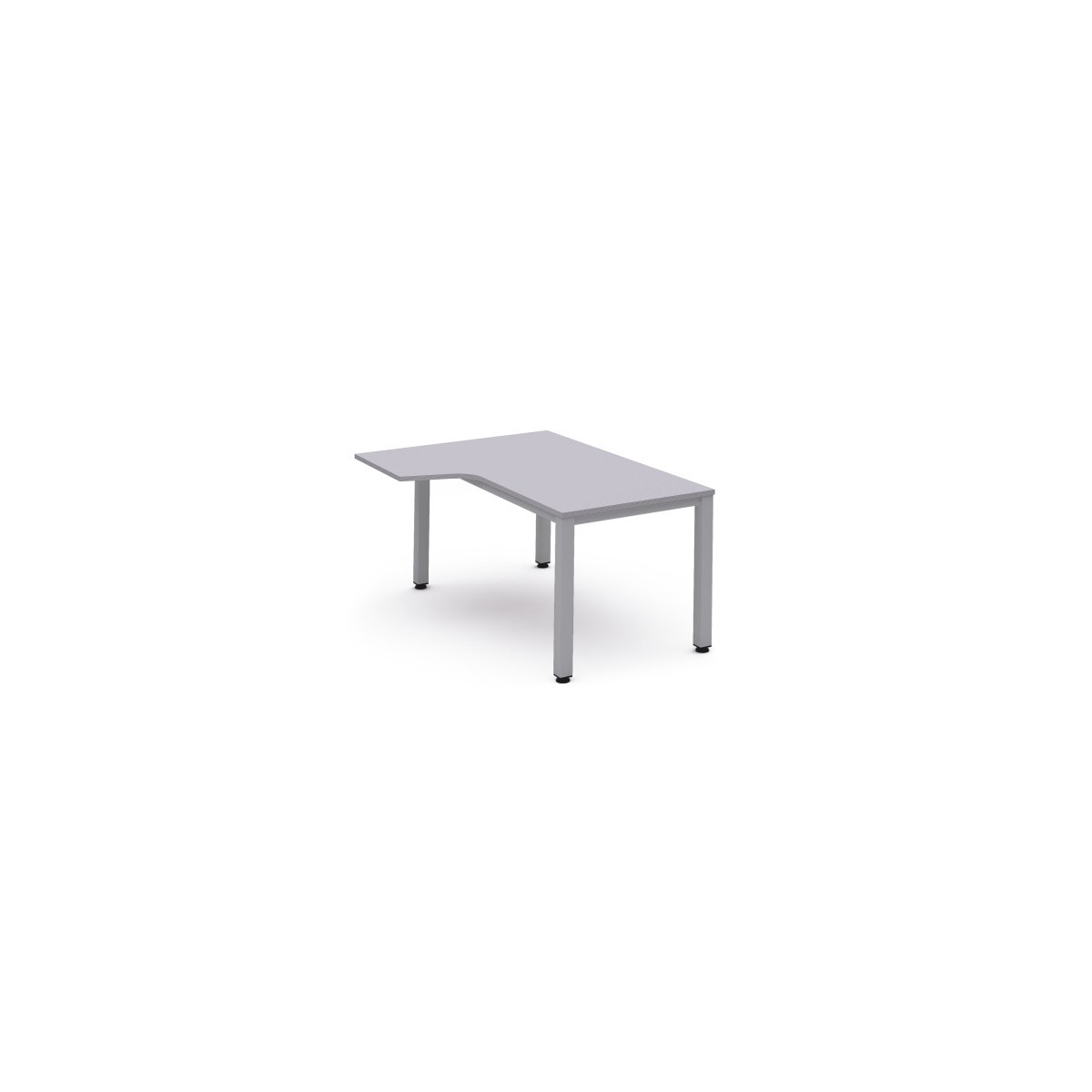 MESA DE OFICINA SERIE EXECUTIVE FORMA L IZQUIERDA 180X120 GRIS GRIS ROCADA 2054AD02