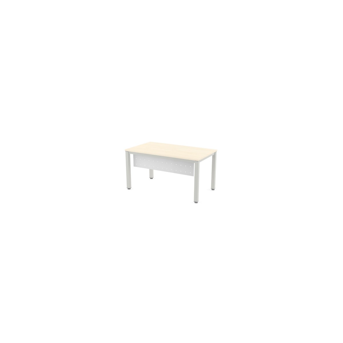 FALDoN METaLICO BLANCO PARA MESA DE OFICINA SERIE EXECUTIVE BLANCA Y TOTAL 140CM ROCADA 2939W