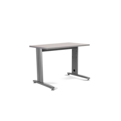 MESA DE OFICINA SERIE METAL 140X80 GRIS GRIS ROCADA 2001AC02