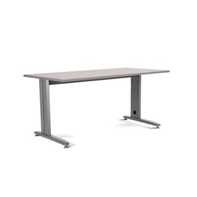 MESA DE OFICINA SERIE METAL 180X80 GRIS GRIS ROCADA 2003AC02