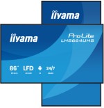 32988-iiyama LH8664UHS-B3AG pantalla de senalizacion Pantalla plana para senalizacion digital 2,17 m (85.6") Wifi 450 cd