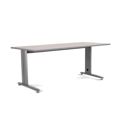 MESA DE OFICINA SERIE METAL 200X80 GRIS GRIS ROCADA 2004AC02