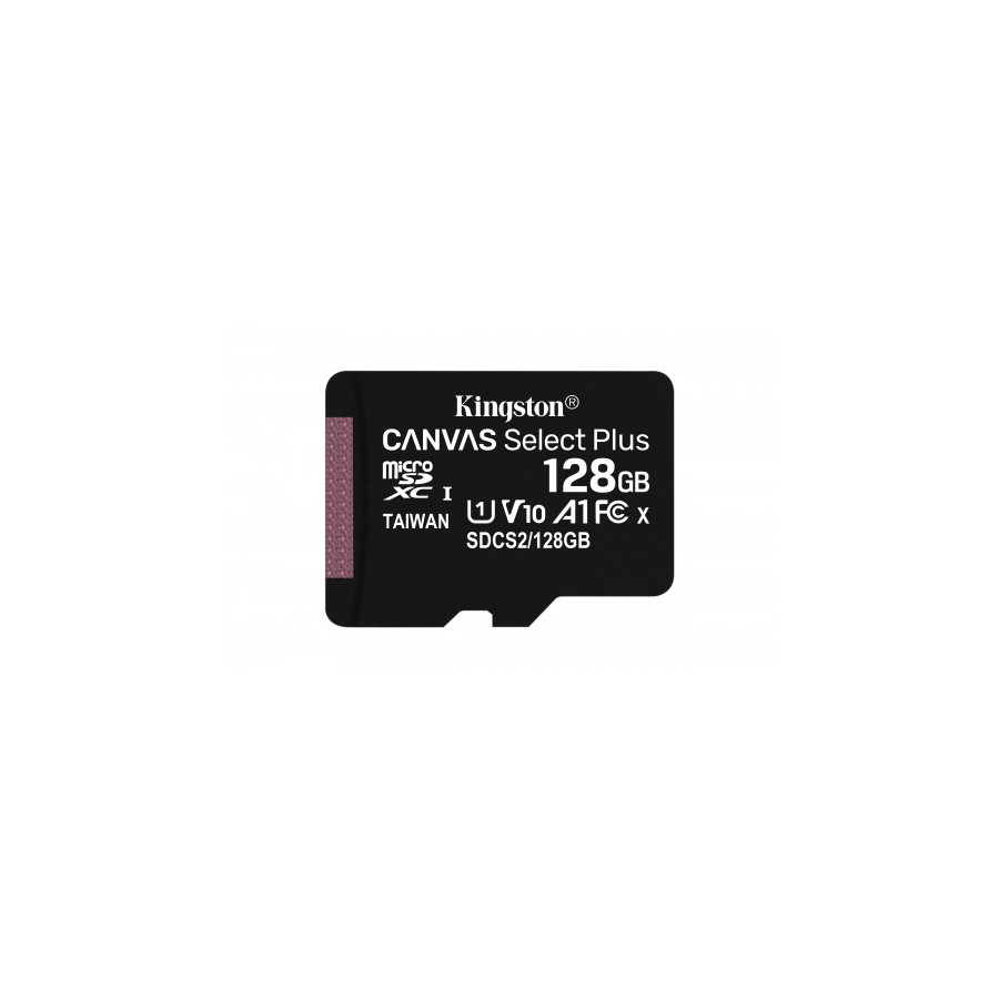 3312-Kingston Technology Canvas Select Plus memoria flash 128 GB MicroSDXC Clase 10 UHS-I 3312-Kingston Technology Canvas Select Plus memoria flash 128 GB MicroSDXC Clase 10 UHS-I