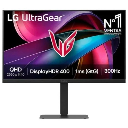 33136-MONTIRO LG ULTRAGEAR, 27 PULGADAS, PANEL IPS 300 HZ 1 MS, RESOLUCION 2560 X 1440